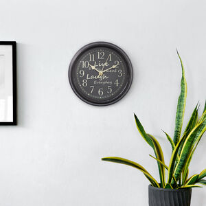 Live Every Moment Wall Clock 9"